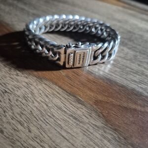 Buddha to Buddha - Sterling Silver Chain Bracelet